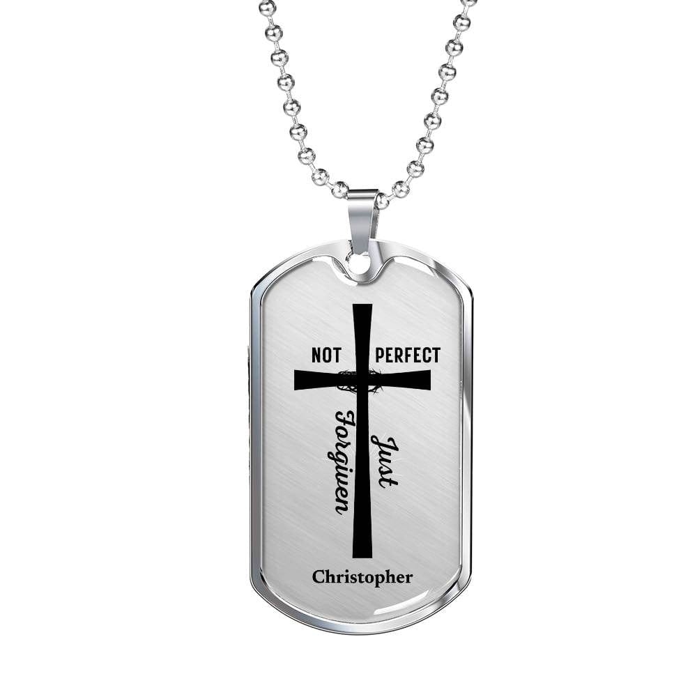 Christian Dog Tag Necklace