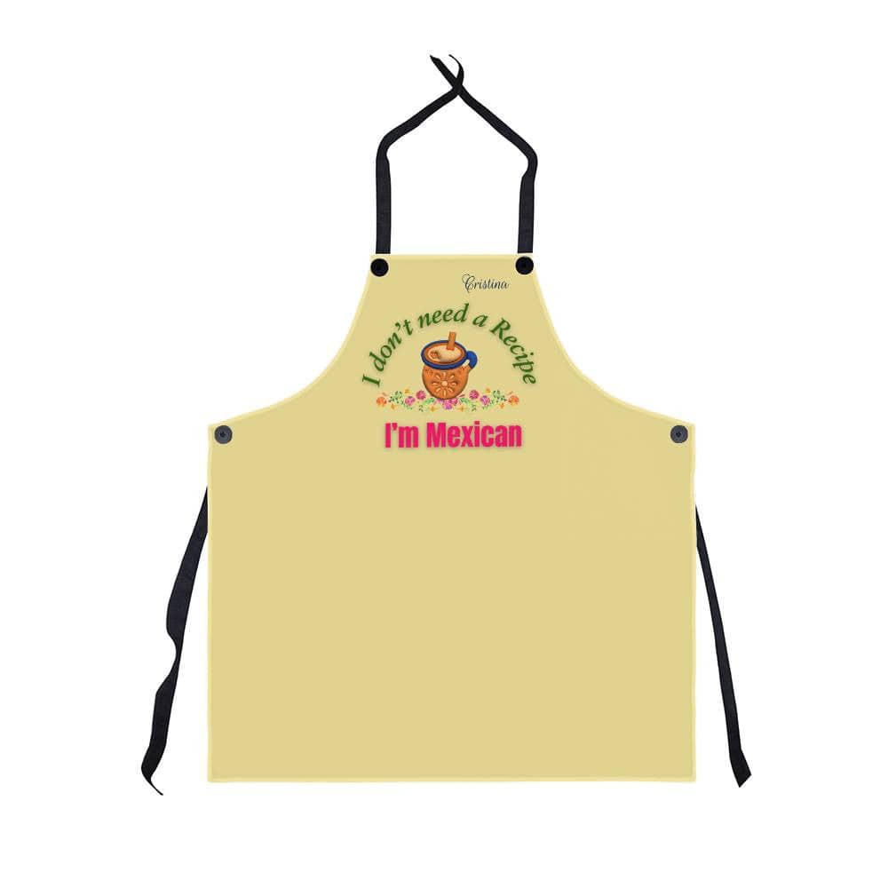 Personalized Mexican Apron, I don't need a Recipe, Gift for Mom, gift for Grandma