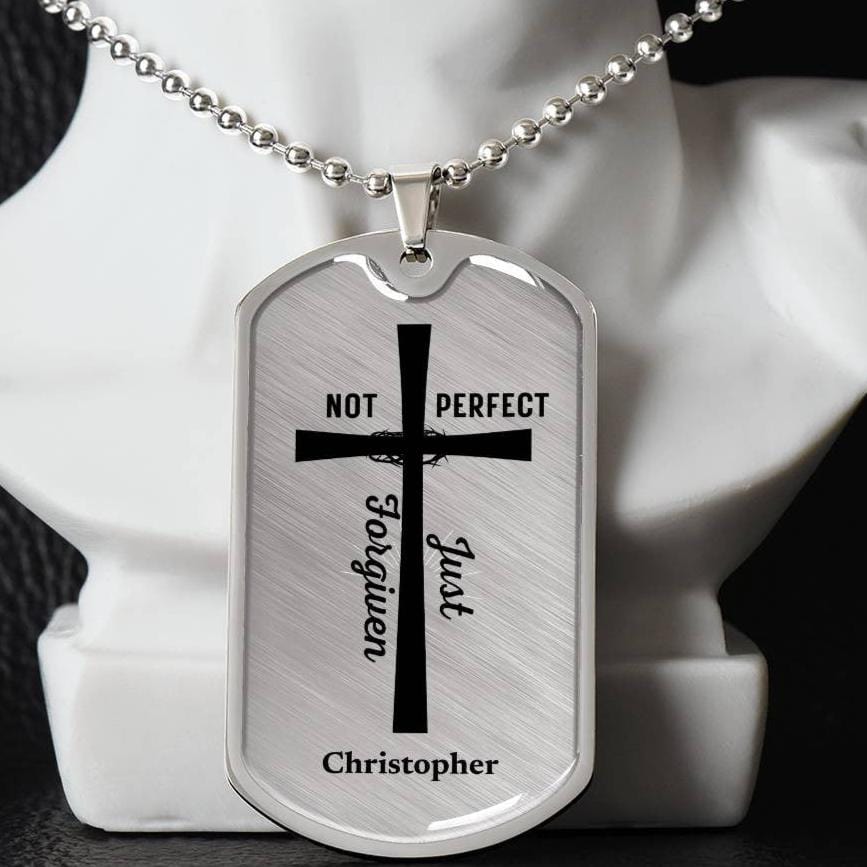 Christian Dog Tag Necklace