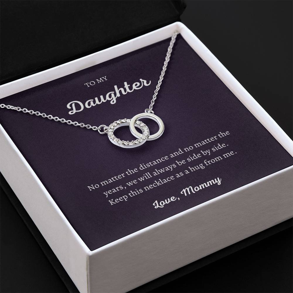 To my Daughter, Perfect pair necklace
