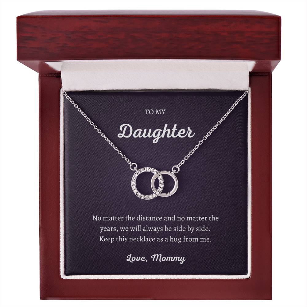 To my Daughter, Perfect pair necklace
