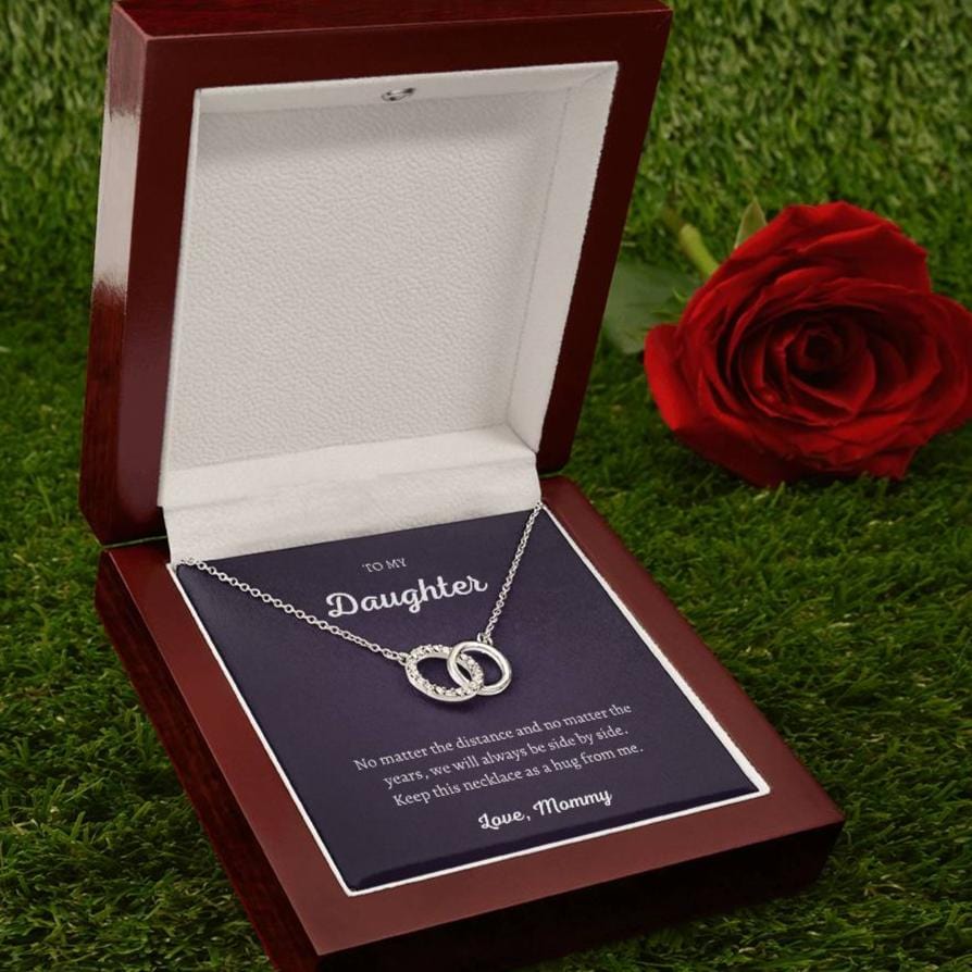 To my Daughter, Perfect pair necklace