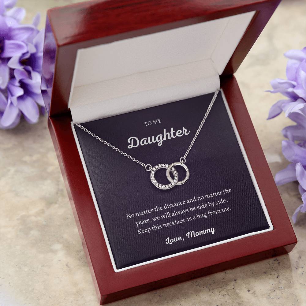 To my Daughter, Perfect pair necklace