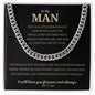 To my Man, Cuban Link Chain