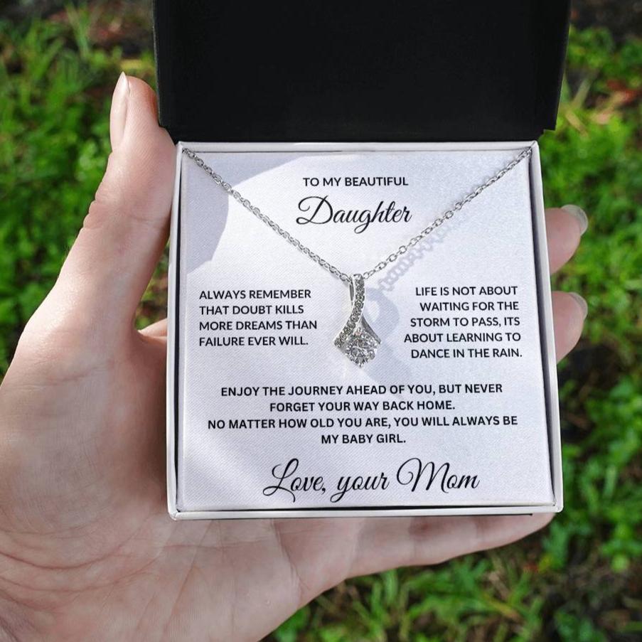 Daughter Necklace from Mom.