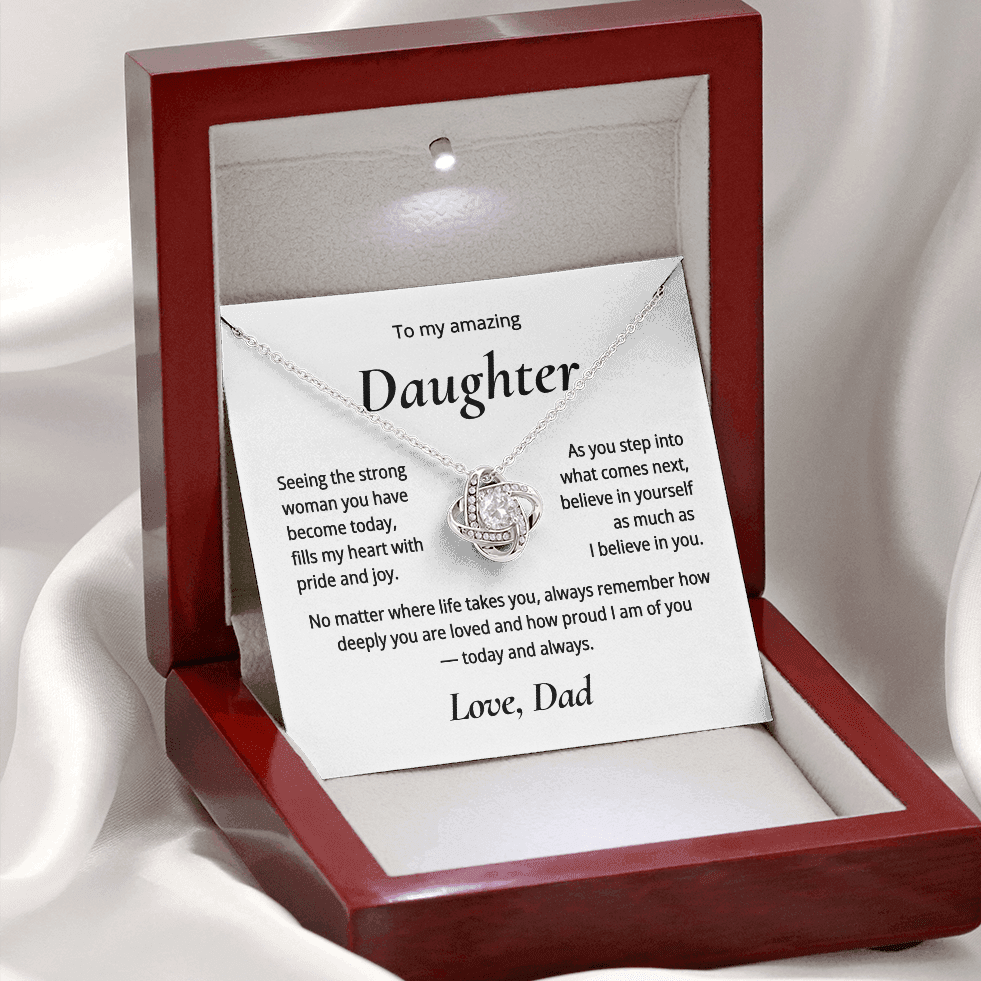 Milestone Necklace from Dad