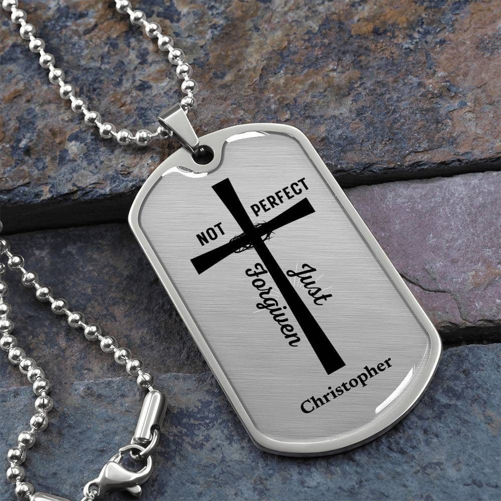 Christian Dog Tag Necklace
