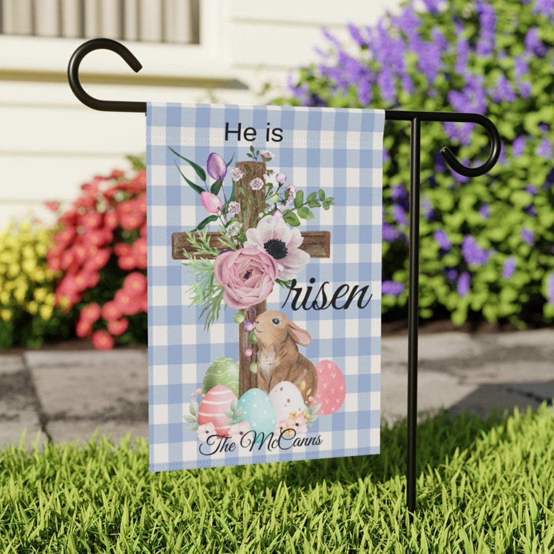 Personalized Easter Garden Flag