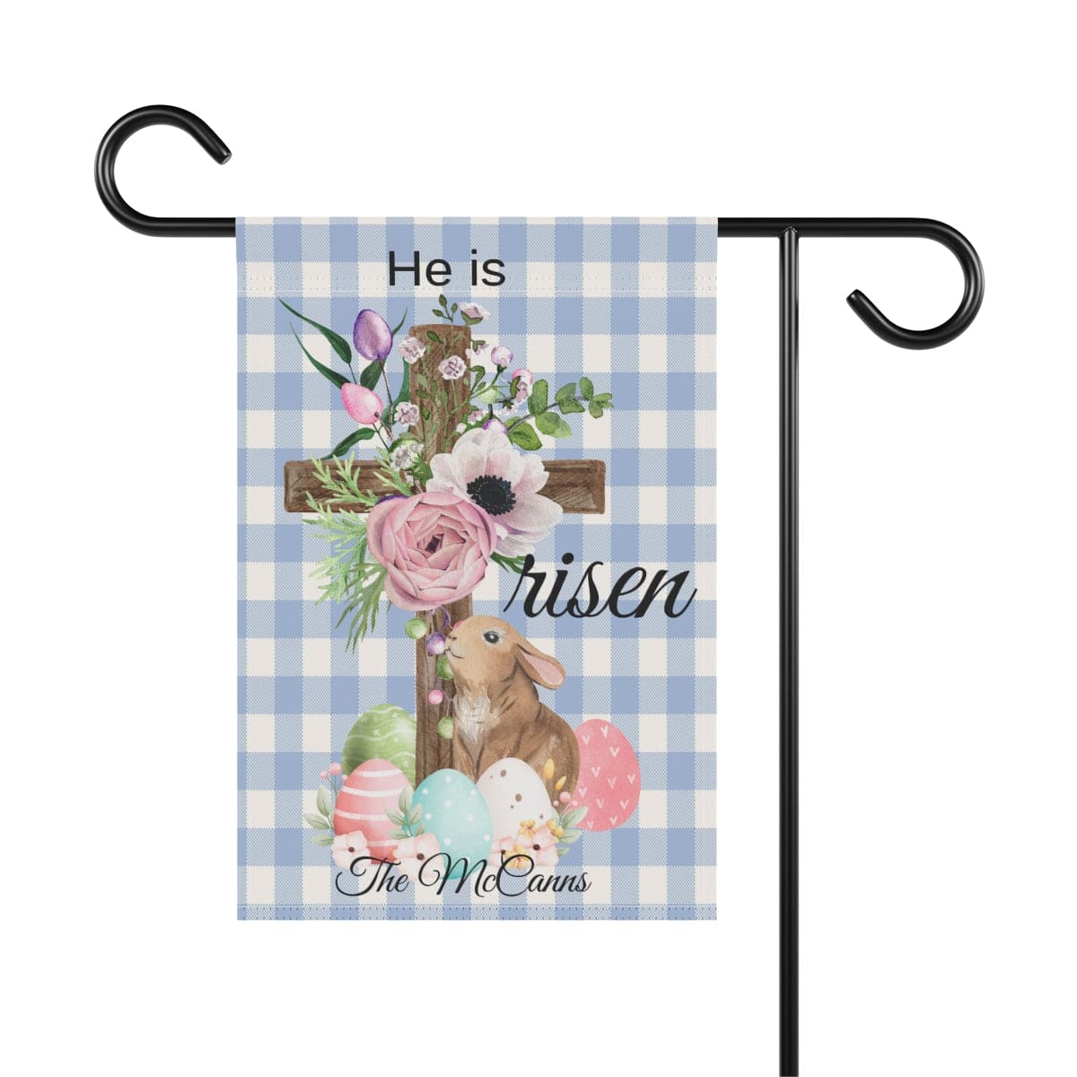 Personalized Easter Garden Flag