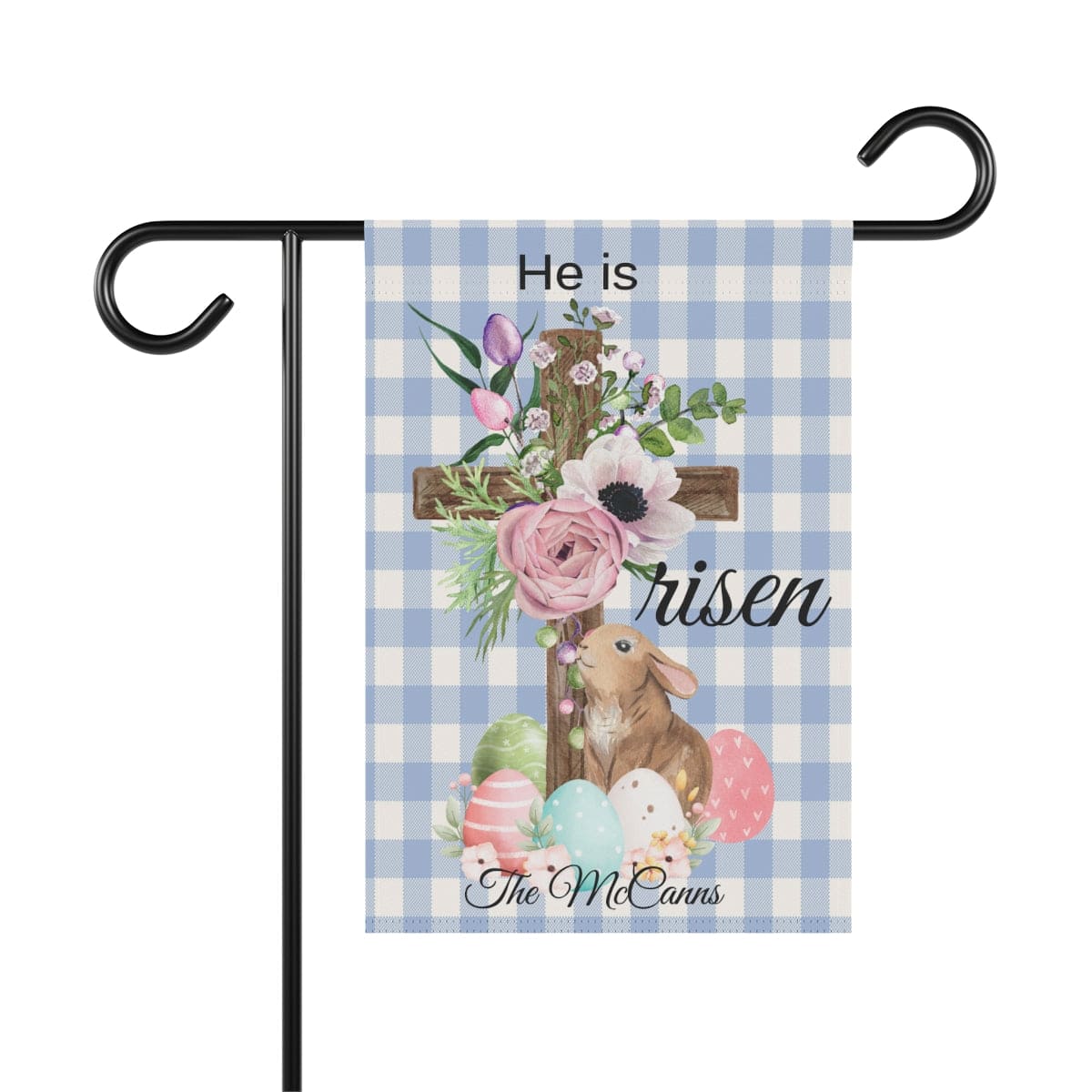 Personalized Easter Garden Flag