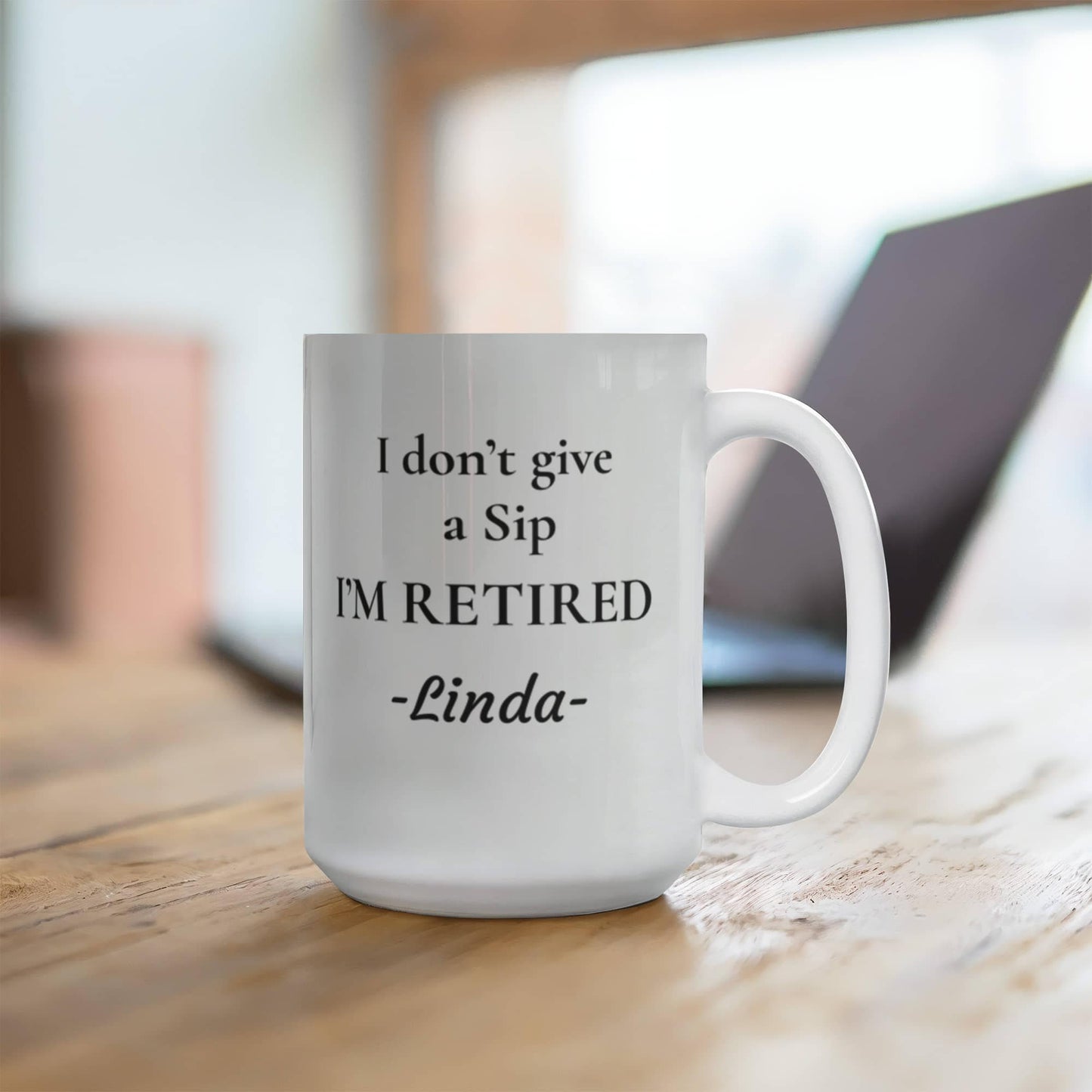 Personalized Retirement Mug | Funny Retired Coffee Mug Gift