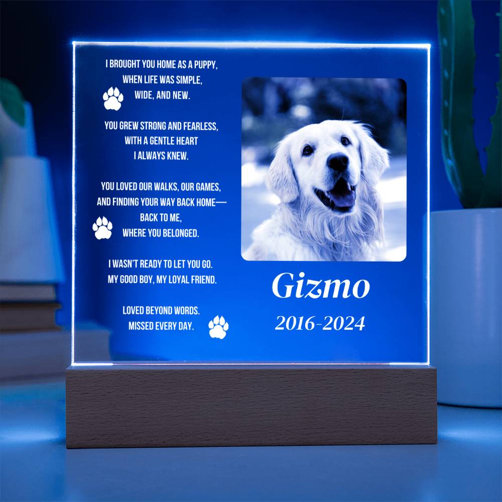 Pet Memorial Plaque