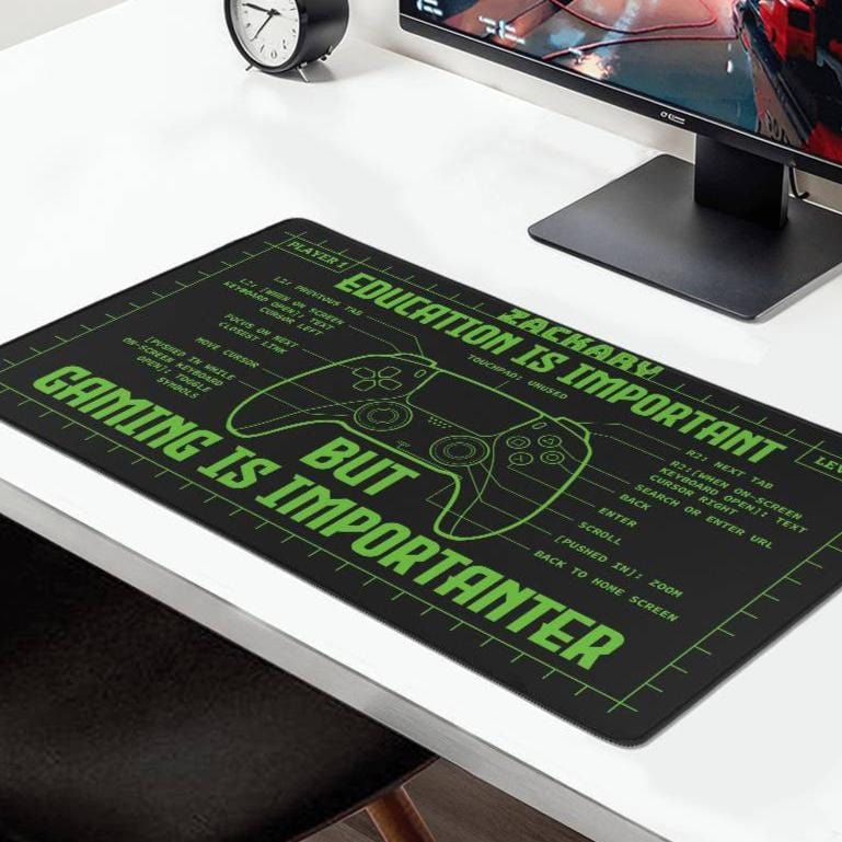 Personalized Gaming Mat, gift for Him , Gift for Her