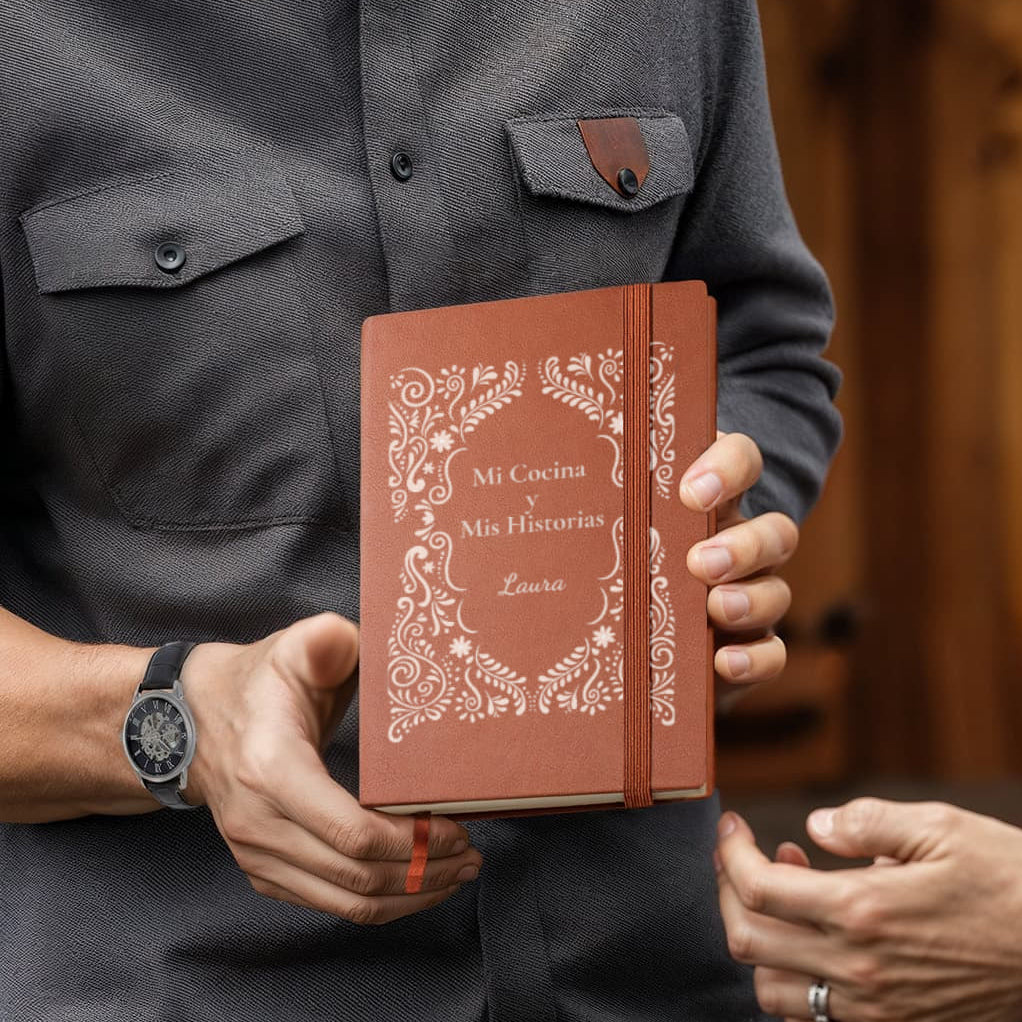Recetario de Cocina Personalizado | Cuaderno de Recetas Familiar | Regalo para Mamá, Abuela