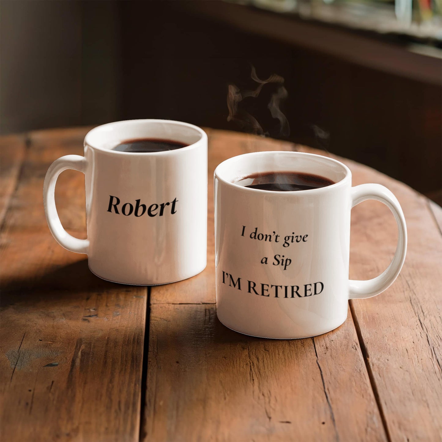 Retirement Mug Personalized Gift for Retiree | Funny Retirement Coffee Mug | Custom Name Retired Mug | Coworker Retirement Gift