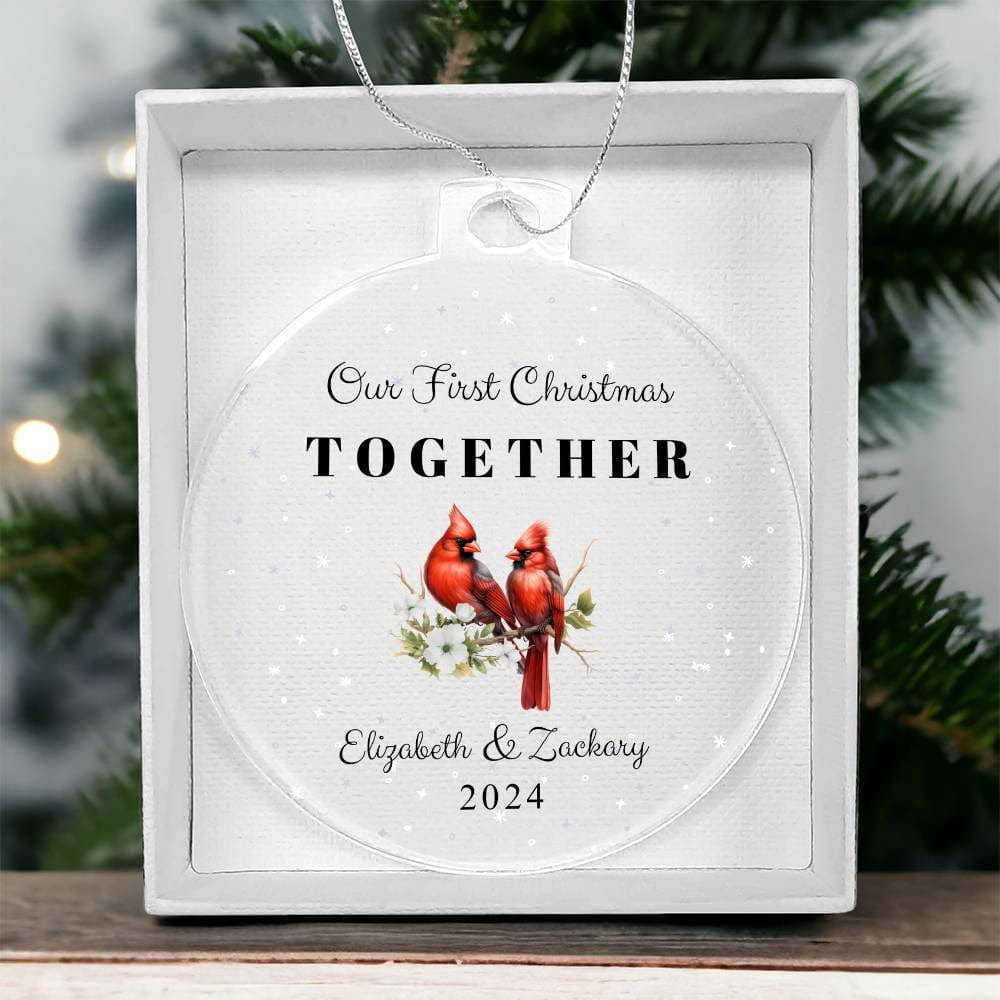 First Christmas Together, Acrylic Ornament Plaque