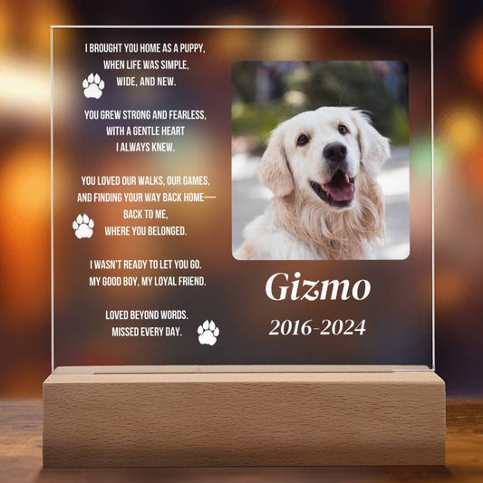 Pet Memorial Plaque