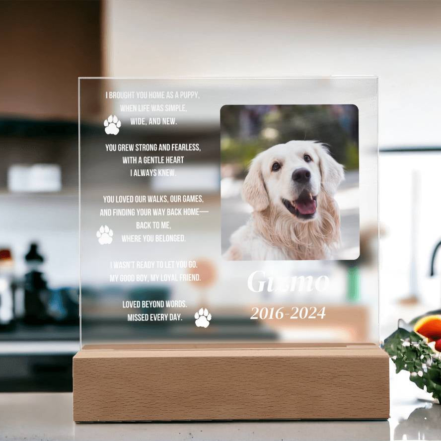 Pet Memorial Plaque