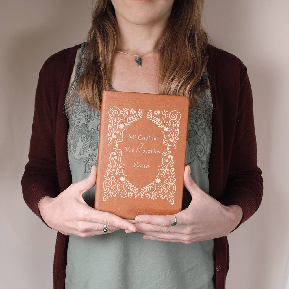 Recetario de Cocina Personalizado | Cuaderno de Recetas Familiar | Regalo para Mamá, Abuela