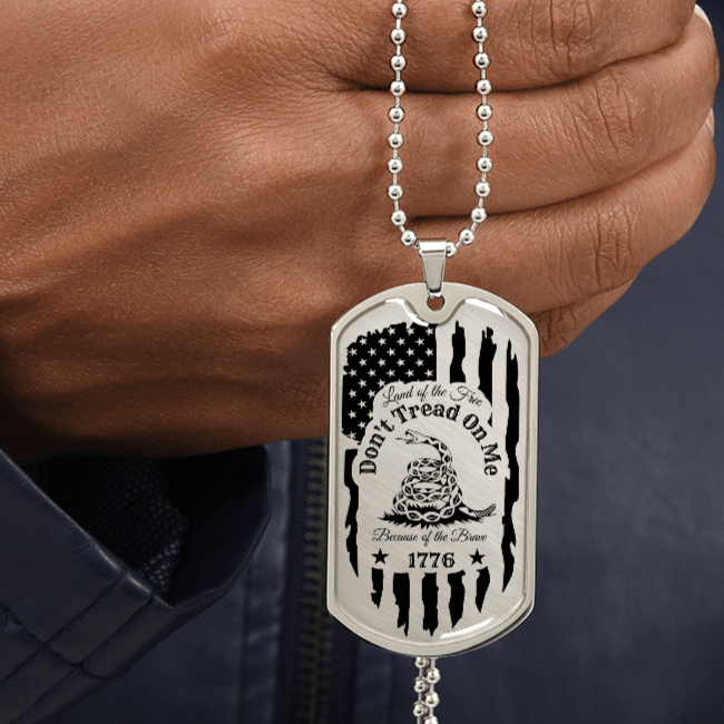 Don't tread on Me Dog Tag