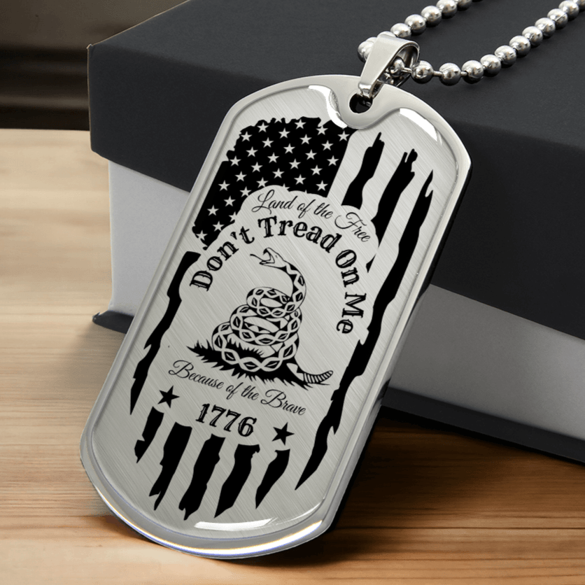 Don't tread on Me Dog Tag