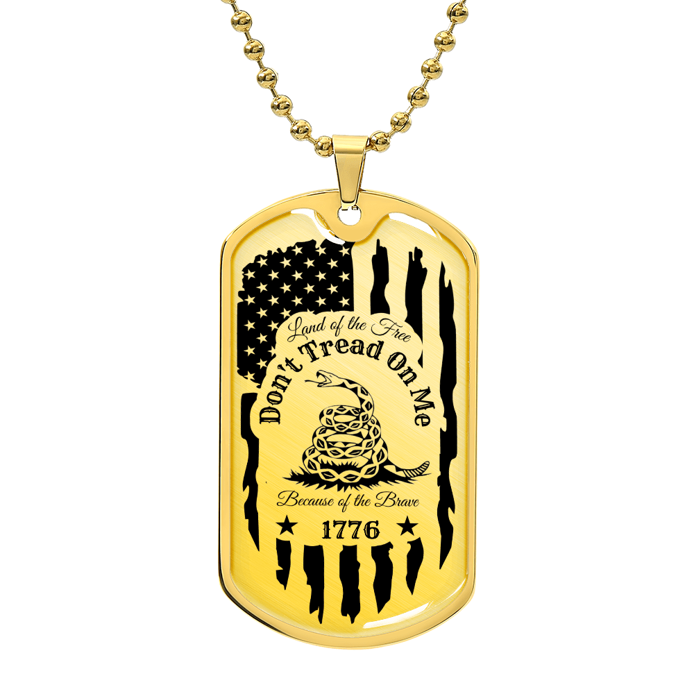 Don't tread on Me Dog Tag