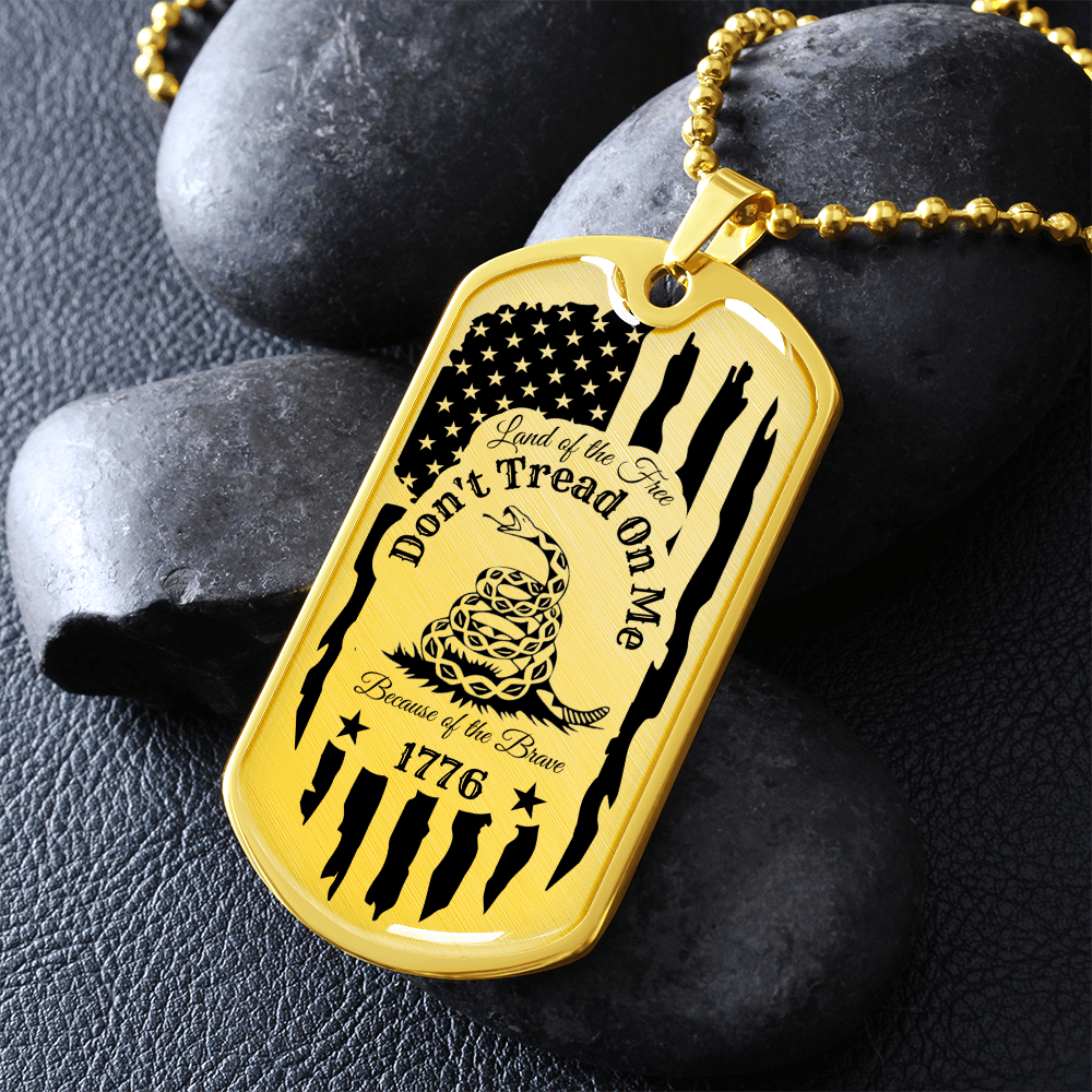 Don't tread on Me Dog Tag