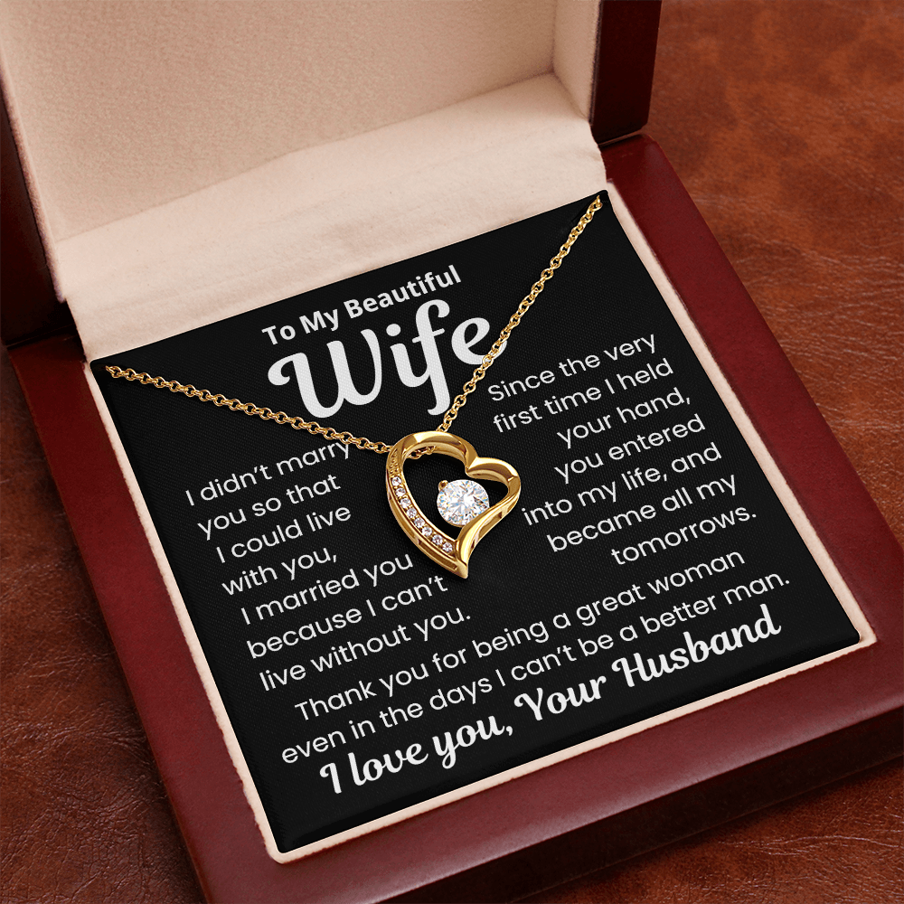 To my Wife, You Are my Strength , Necklace