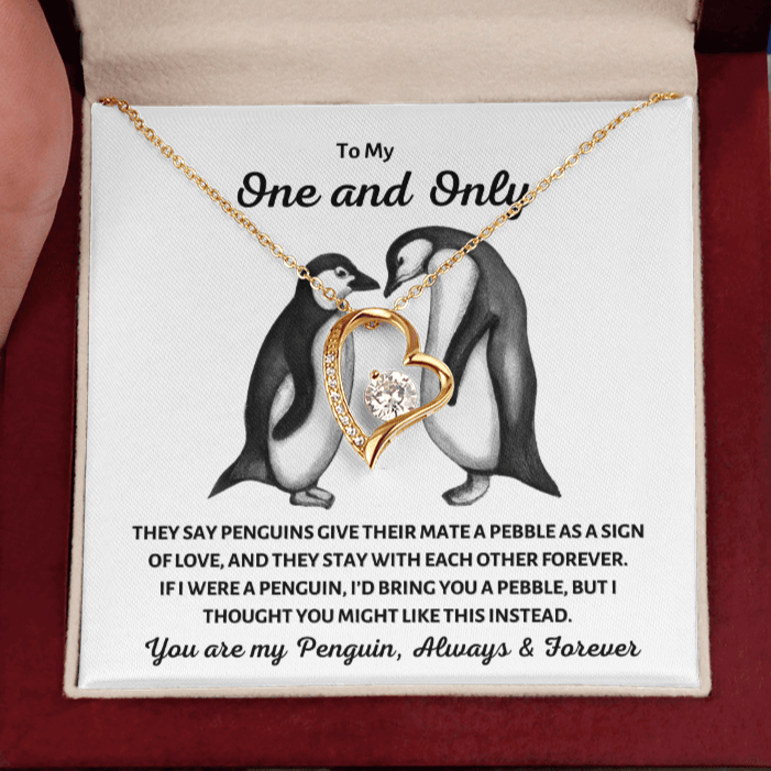 To my One and Only, Forever Love Necklace