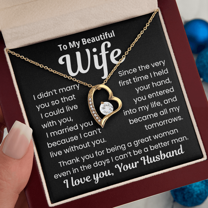 To my Wife, You Are my Strength , Necklace