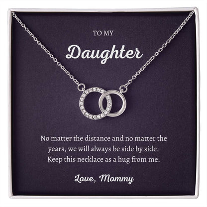 To my Daughter, Perfect pair necklace