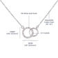 To my Daughter, Perfect pair necklace