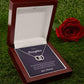 To my Daughter, Perfect pair necklace