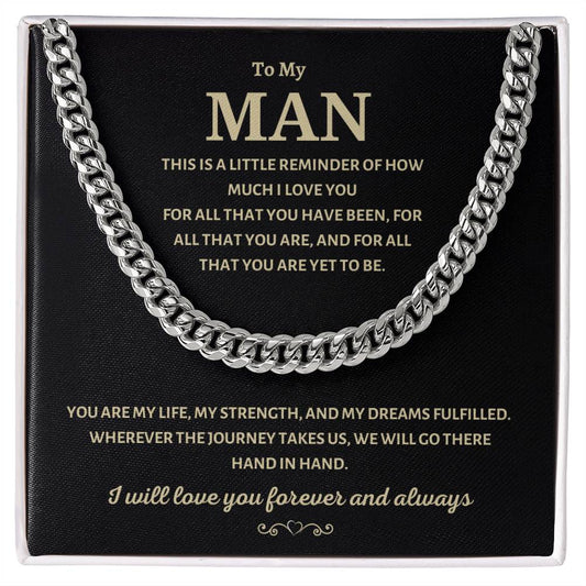 To My Man | Cuban Link Chain