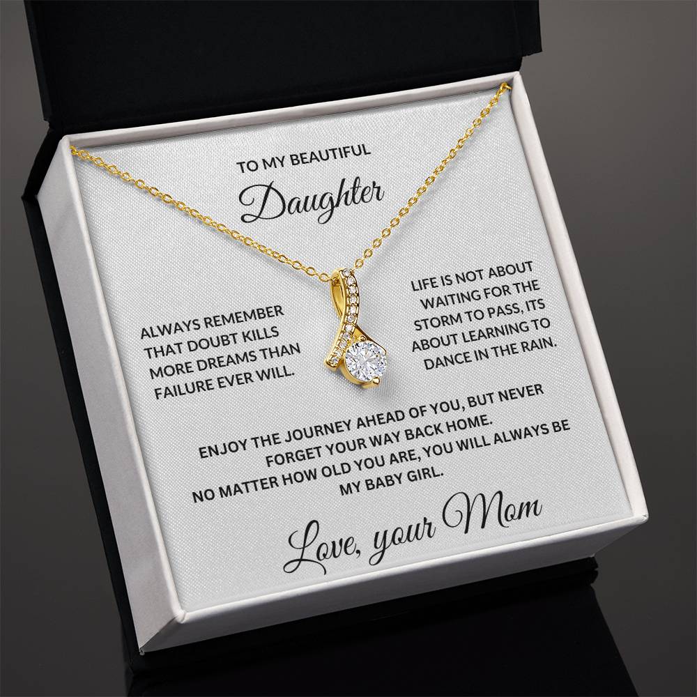 Daughter Necklace from Mom.