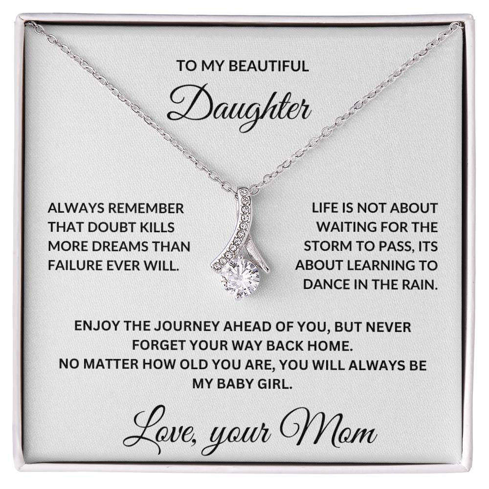 Daughter Necklace from Mom.