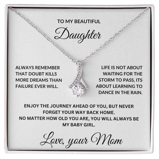 Daughter Necklace from Mom.
