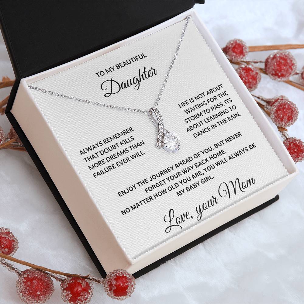 Daughter Necklace from Mom.