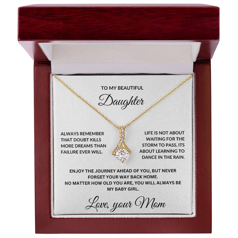 Daughter Necklace from Mom.