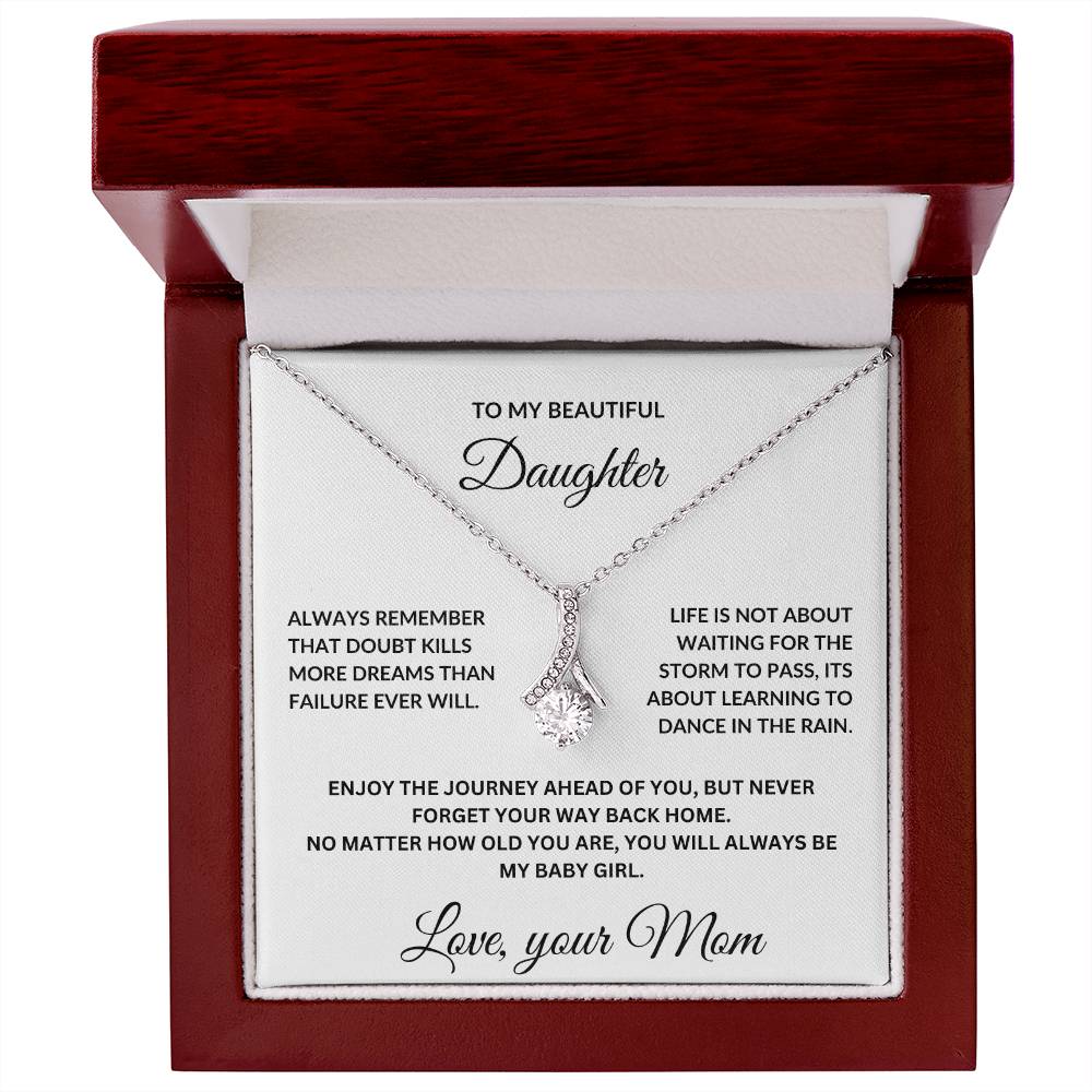Daughter Necklace from Mom.