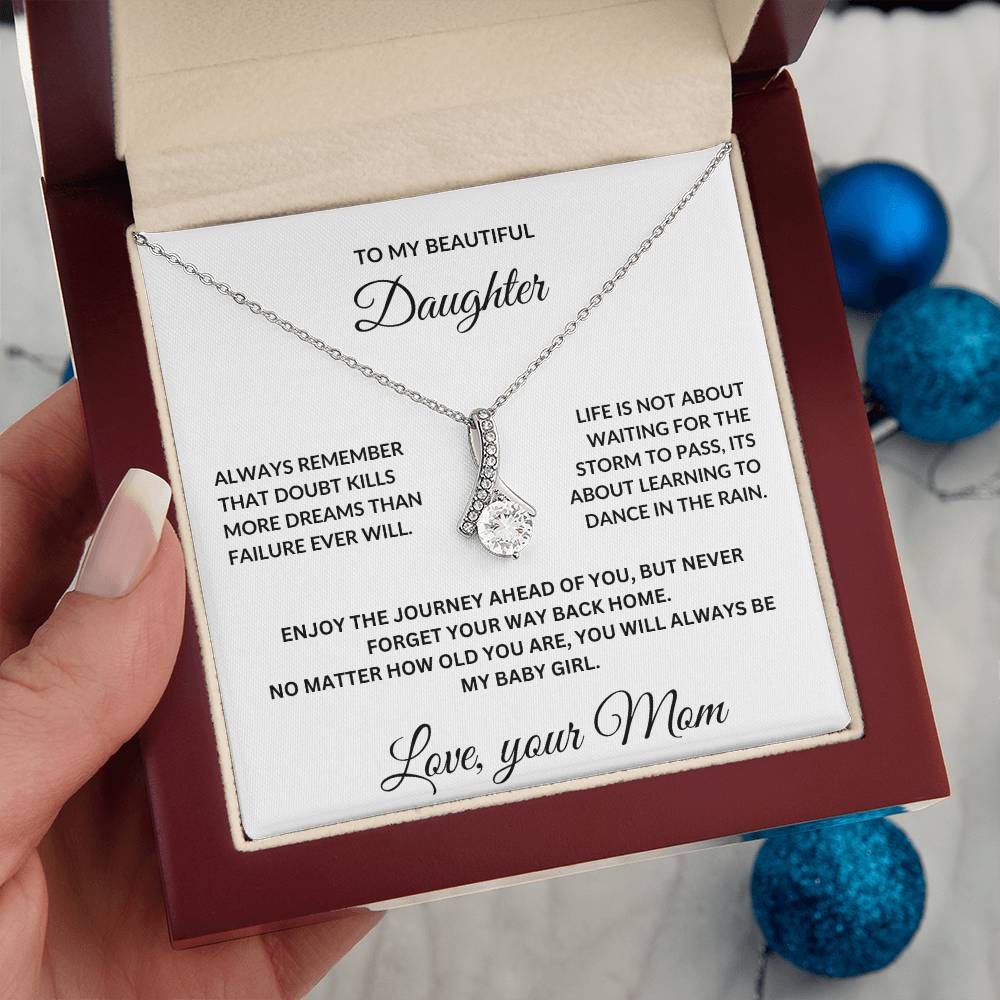 Daughter Necklace from Mom.
