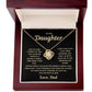 To My Daughter, In Case I Forget, Love Knot Necklace from Dad