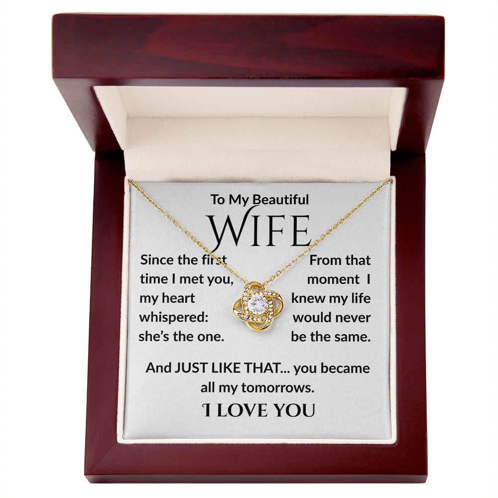 Just Like That, Cubic Zirconia Necklace for Wife