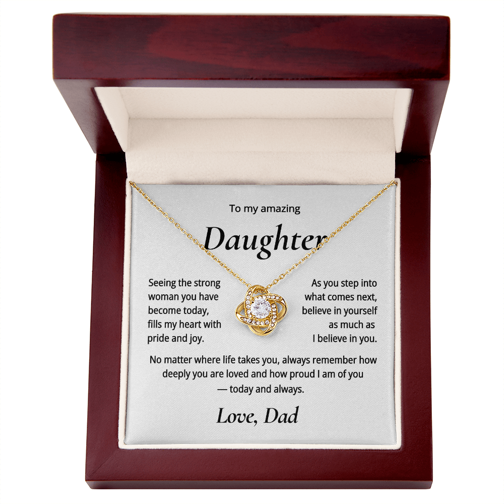 Milestone Necklace from Dad