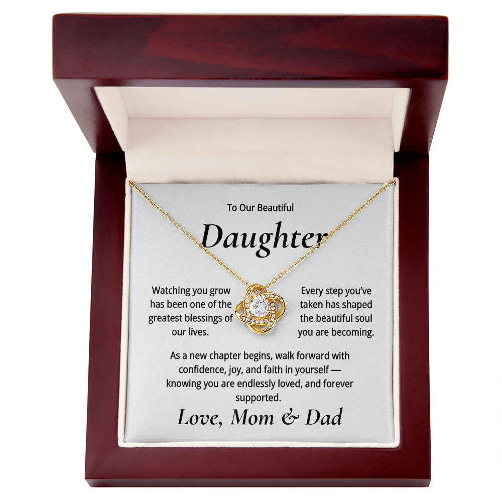 To Our Daughter, Milestone Necklace