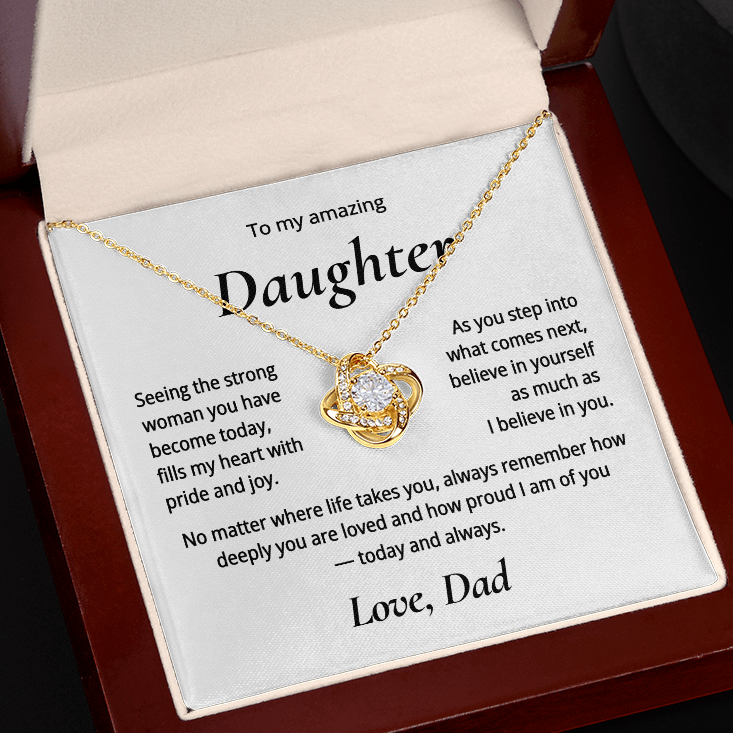 Milestone Necklace from Dad