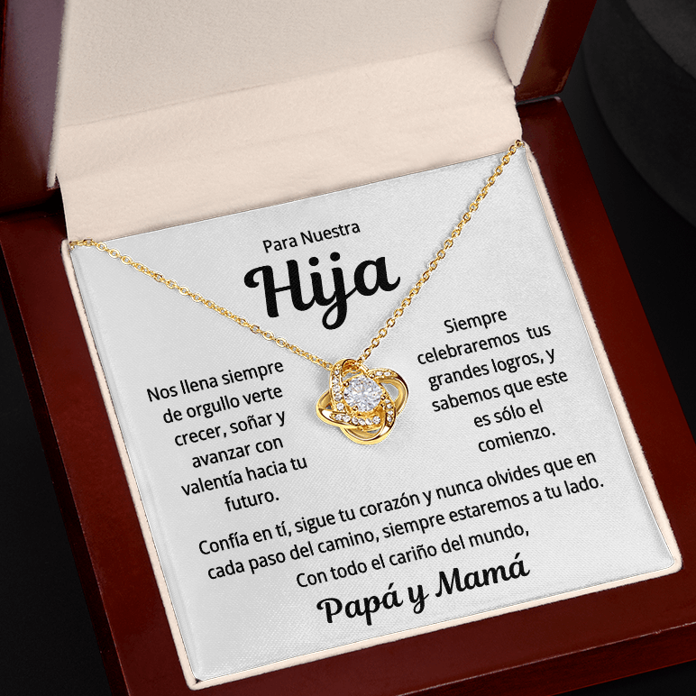 Celebramos tus Logros, Collar para una Hija