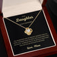 To my Daughter, Always Remember | Loveknot Necklace