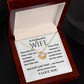 My wife, My Tomorrow- Cubic Zirconia necklace