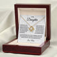 To My Daughter, Chase your Dreams, Love Knot Necklace from Mom
